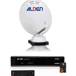 Pack ORBITER 65 Parabole Auto + Récepteur satellite SATMATIC HD TNTSAT ALDEN
