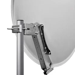 Pack Parabole Acier 80cm + OPTEX Récepteur ORS9939HD Fransat + Bras Coudé Déport 30cm Diamètre 40mm + Tête LNB HDSAT