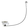 Pack vidage automatique inox blanc mat 1 bac