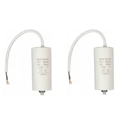 Pack 2x Condensateurs 50.0uf 450 V + Cable Condo fil 50mf FIXAPART