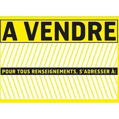 Panneau de signalisation "A vendre" Chapuis