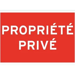 Panneau de signalisation "Propriété privée"