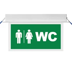Panneau LED encastré WC BRAYTRON - Blanc - 3W