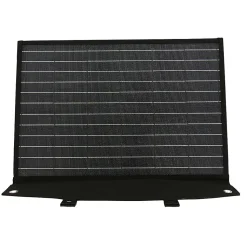 Panneau Solaire Portable Pliable 60W Cellules Monocristallines Sorties USB EZA