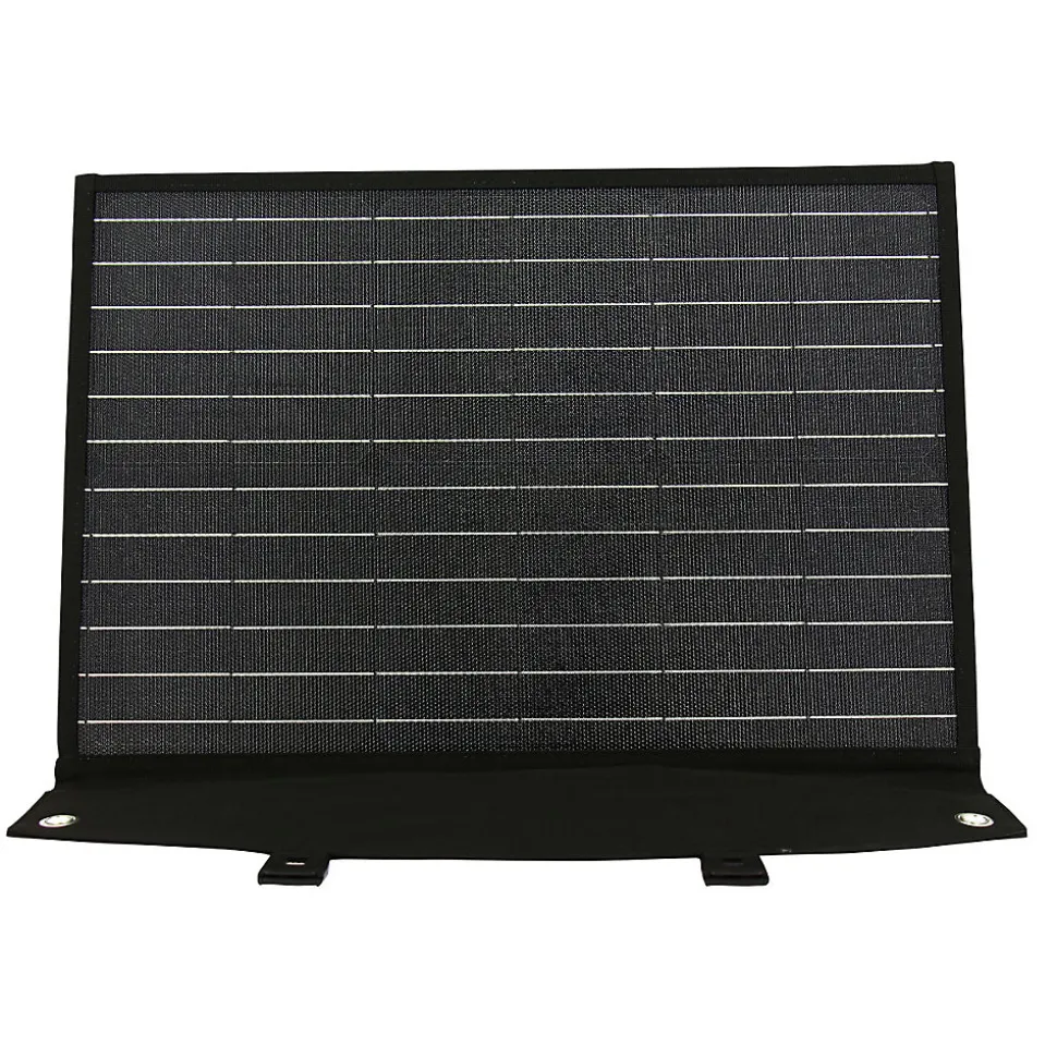 Panneau Solaire Portable Pliable 60W Cellules Monocristallines Sorties USB EZA