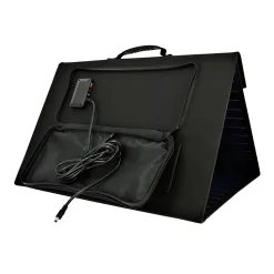 Panneau Solaire Portable Pliable 60W Cellules Monocristallines Sorties USB EZA