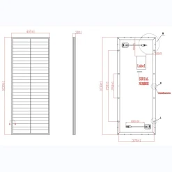 Panneau solaire Série Blackwell 85W