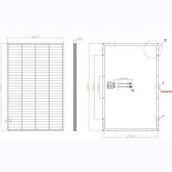 Panneau solaire Série Blackwell 135W