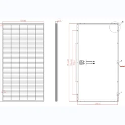 Panneau solaire Série Blackwell 250W