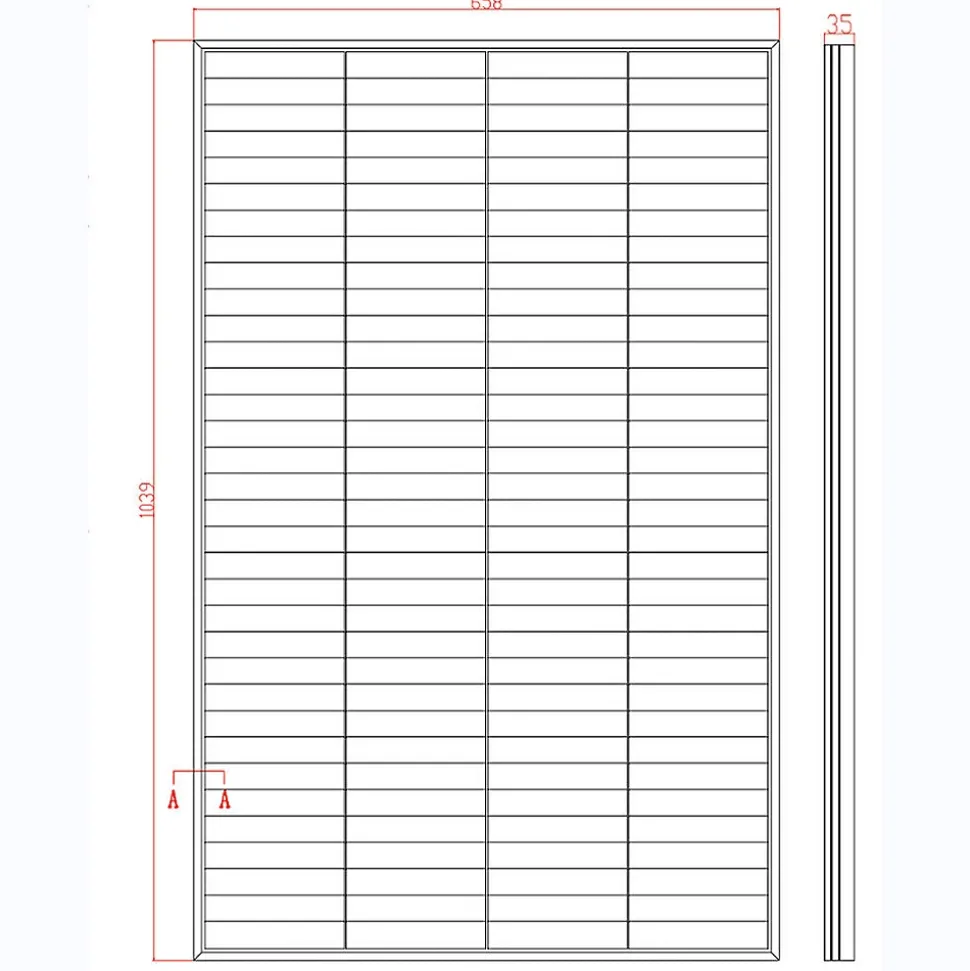 Panneau solaire Série Blackwell 130W
