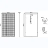 Panneau solaire Série Mono cellules PERC 120W