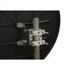 Parabole satellite fibre composite gris anthracite 75cm + BRIDES INOX Anti Corrosion HDSAT