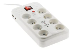 Parafoudre 8 prises + interrupteur Zenitech