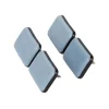 Patin à clouer Diall 35 x 24 mm x 4, noir + bleu/gris