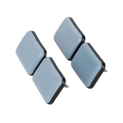Patin à clouer Diall 35 x 24 mm x 4, noir + bleu/gris
