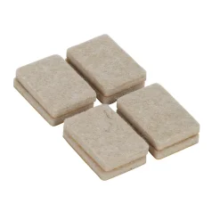 Patin en feutre auto-adhésifs Diall 35 x 24 mm x 8, beige