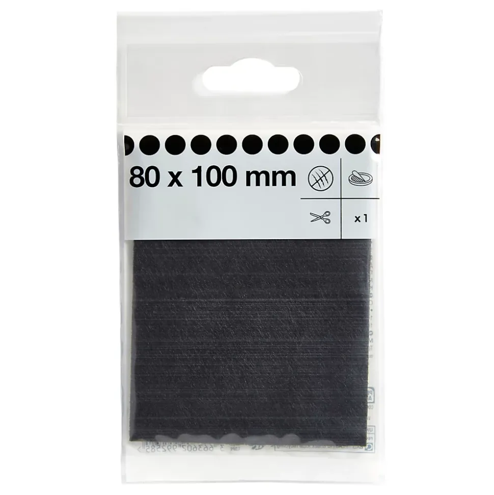 Patin en feutre marron Diall 80 x 100 mm