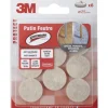 Patin feutre adhésif ø 25 mm, 8 pièces