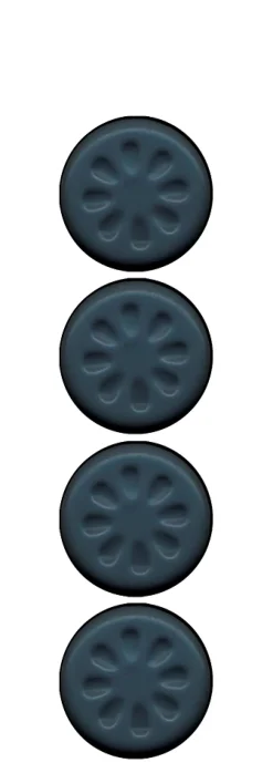 Patin glisseur adhésif rond gris Scotch ø50 mm