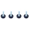 Patins à visser PTFE Diall ø 20 mm, 4 pièces