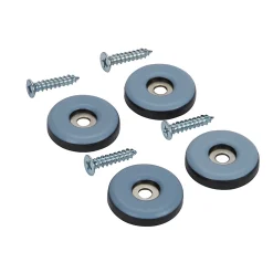 Patin vissés Diall 25 mm x 4, noir + gris/bleu