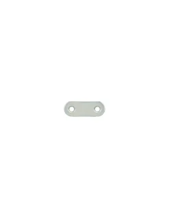 Patte d'assemblage, 40x15mm, bouts ronds, acier zingué - THIRARD