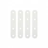 4 Pattes d'assemblage Acier Blanc L.80 x H.15 x EP.2mm