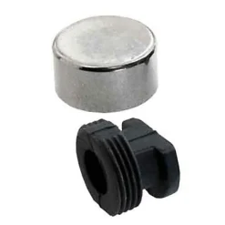 4 pattes à glace Laiton chromé ø18 mm x EP. 6 mm