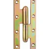 Paumelle de Paris porte d'entrée / d'intérieur, 140x55mm, acier, droite - THIRARD