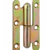 Paumelle de Paris porte d'entrée / d'intérieur, 80x45mm, acier, droite - THIRARD