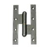 Paumelle FF GE bouts carrés noeuds ronds - FAURE Argent 160 x 90 mm Droite
