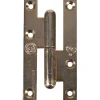Paumelle lames à bouts carrés zingué blanc - 110 mm - Droite - Jardinier massard