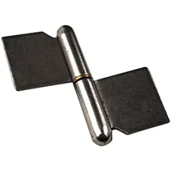 2 paumelles de grille à souder Diall 60 mm