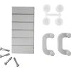 Pcsn6pt - Coffret Pour Prise étanche Ip65 - Prédécoupage 2 Prises - 1 Rangée De 6 Modules - Ide Star