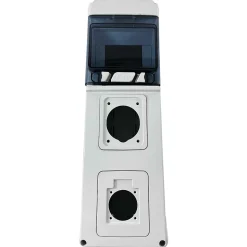 Pcsn6pt - Coffret Pour Prise étanche Ip65 - Prédécoupage 2 Prises - 1 Rangée De 6 Modules - Ide Star