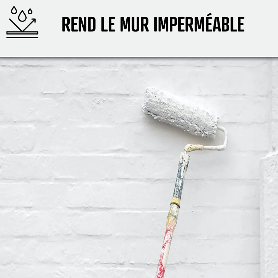 Peinture anti humidité mur humide salle de bain - ARCASCREEN - 2.5 L (jusqu'à 10 m²) - ARCANE INDUSTRIES