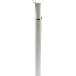 Pied ajustable Diall ø60 x H. 700-1000 mm blanc