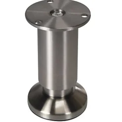 Pied ajustable Diall ø38 x 100-118 mm aluminium
