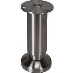 Pied ajustable Diall ø38 x 120-138 mm aluminium