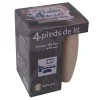 Pied de lit olive en hêtre H.15 x ø 5 cm, 4 pièces