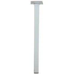 Pied de meuble Diall blanc 25 x 25 x H. 100 mm