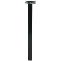 Pied de meuble Diall noir 25 x 25 x H. 200 mm
