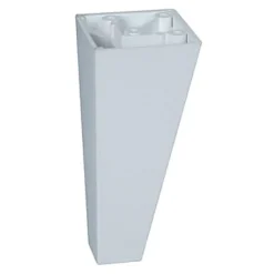 Pied de meuble triangulaire H. 100 mm x 45 mm x 45 mm blanc