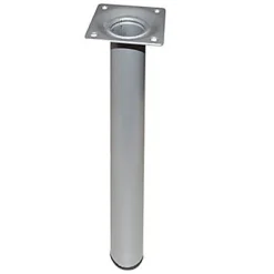 Pied de table Diall ø3 x H. 80 cm gris