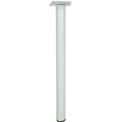 Pied de table Diall ø30 x H. 500 mm blanc