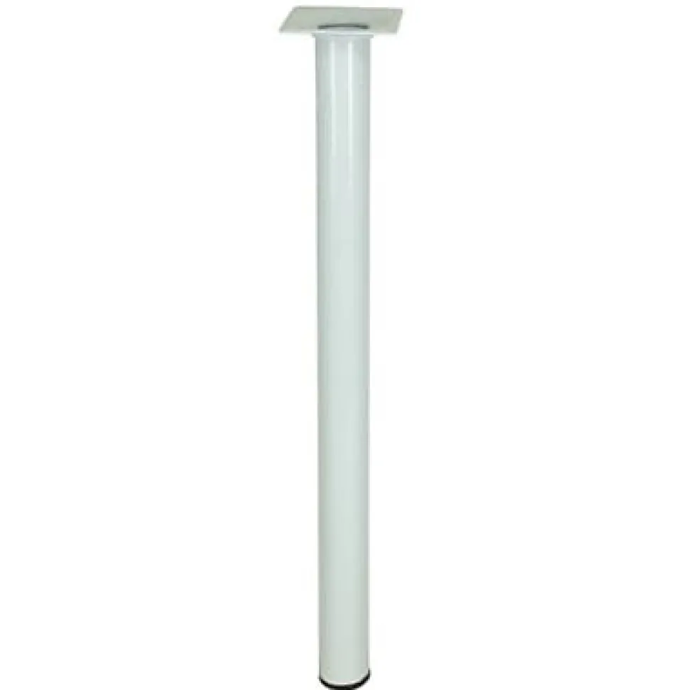 Pied de table Diall ø30 x H. 500 mm blanc