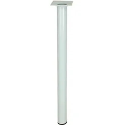 Pied de table Diall ø30 x H. 700 mm blanc