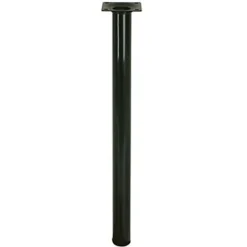 Pied de table Diall ø30 x H. 700 mm noir