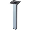 Pied de table Diall 25 x 25 x H. 250 mm gris