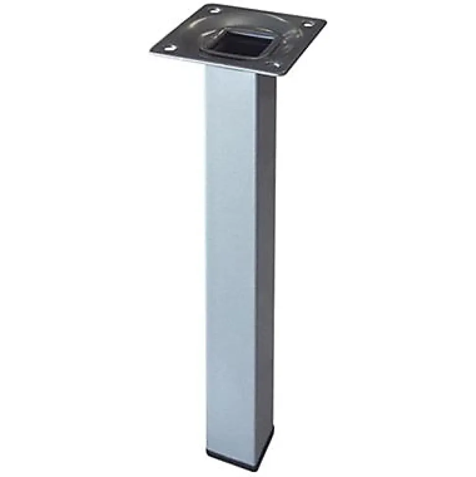 Pied de table Diall 25 x 25 x H. 250 mm gris
